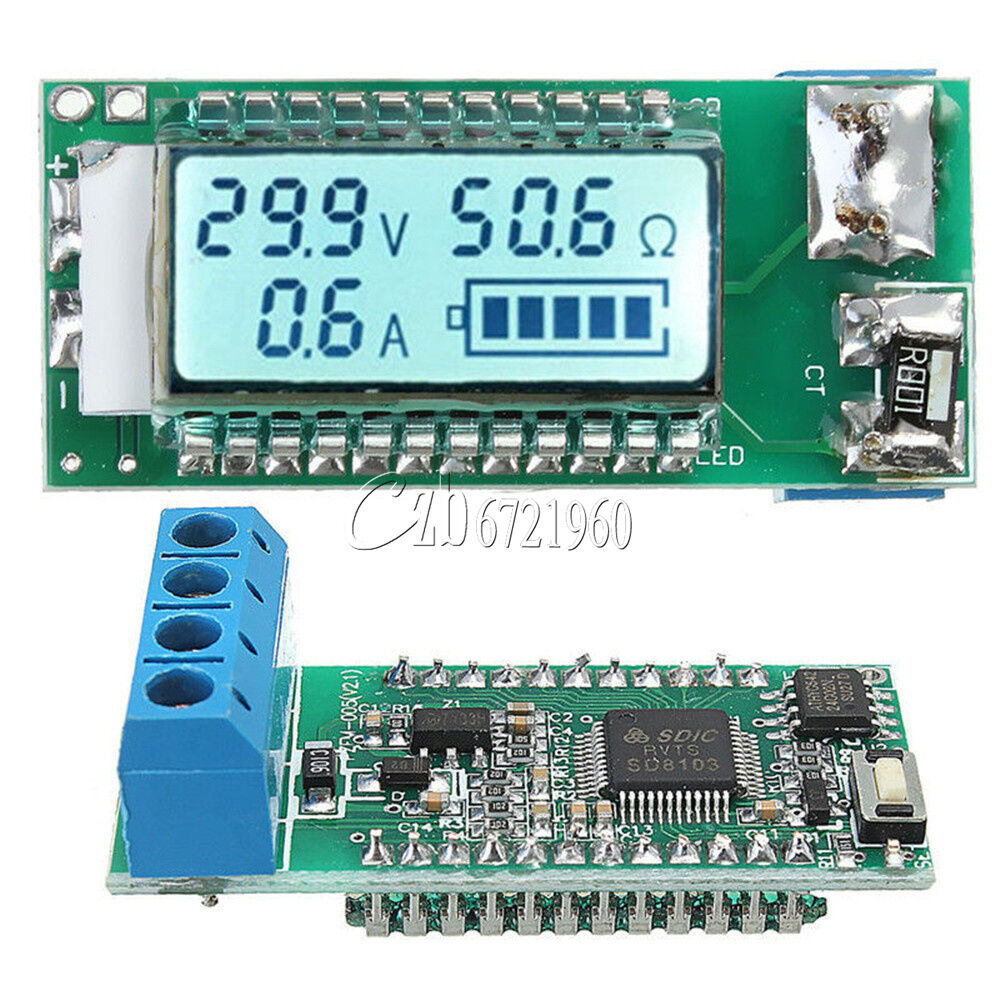 18650 Lithium Li-ion battery tester Capacity Voltage Current Detector LCD meter