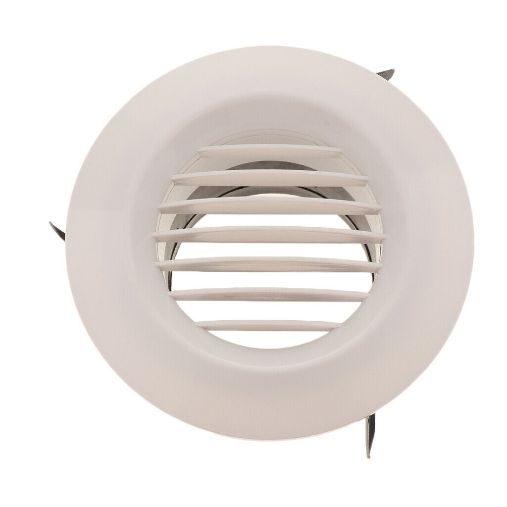 ABS White Air Vent Ventilation Grill Outlet Fit for Car Boat RV Motorhome