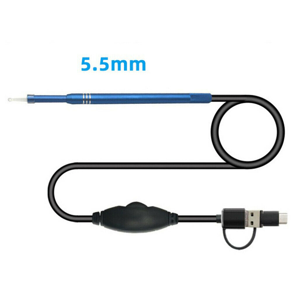 2 Pieces Mini Type C Micro USB Endoscope Camera for Android Smartphone Tool