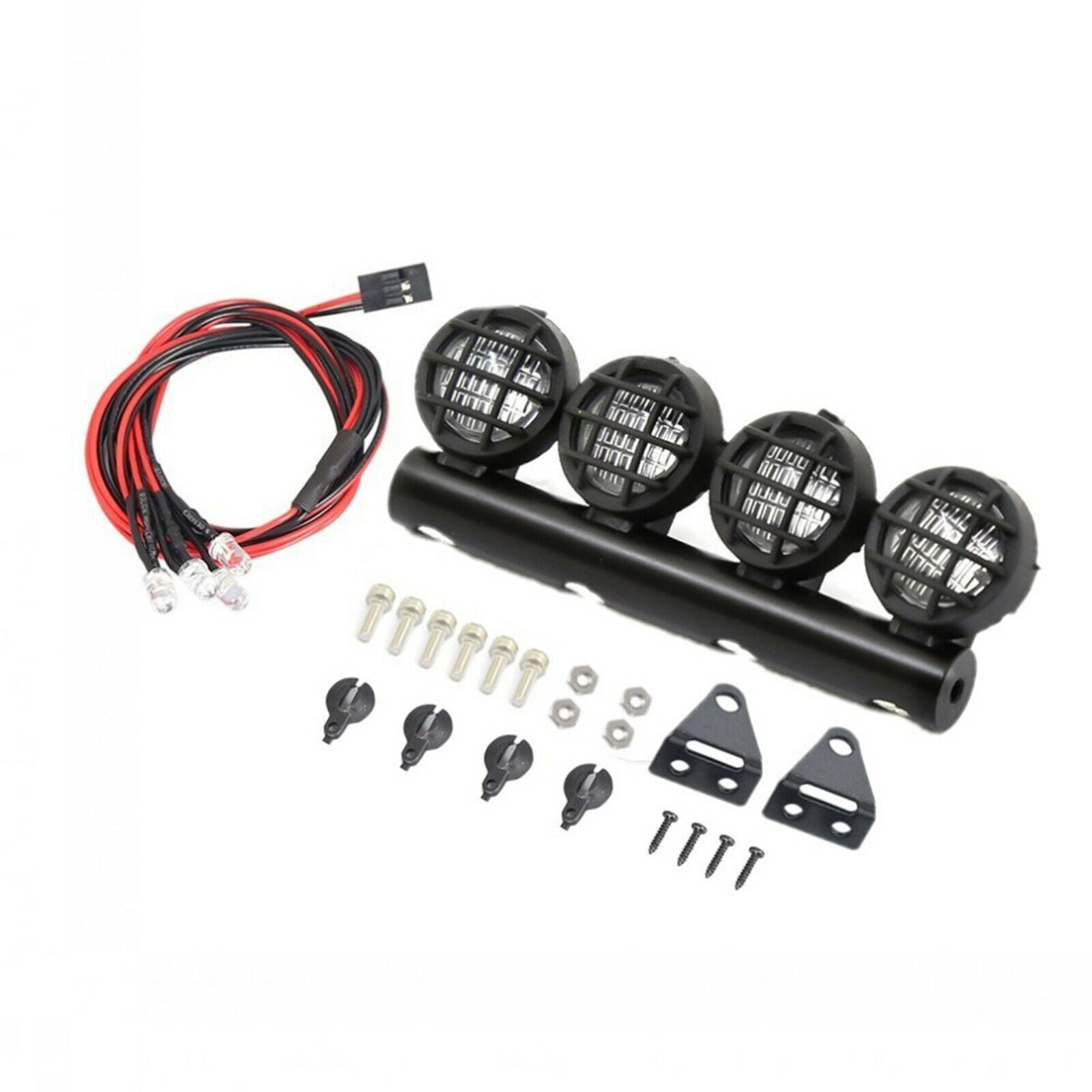 1:24 4 LED Light Bar Headlight for Axial SCX24 AXI00001 Car Buggy Trucks Parts