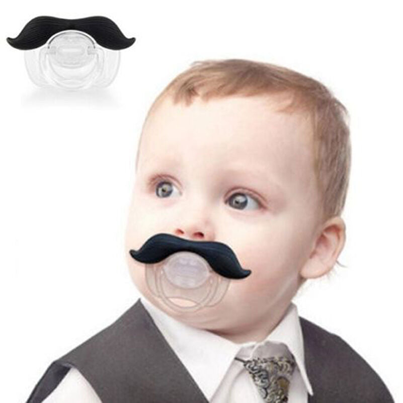 Funny Infant Baby Teether Dummy Pacifiers Orthodontic Silicone Nipples Li.l8