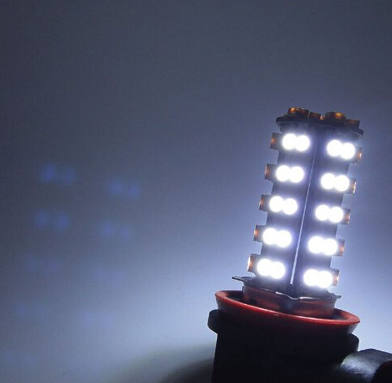 2X Car LED Light HID White 68 SMD H11 LED Fog light Bulb for  3E90 Practic.l8