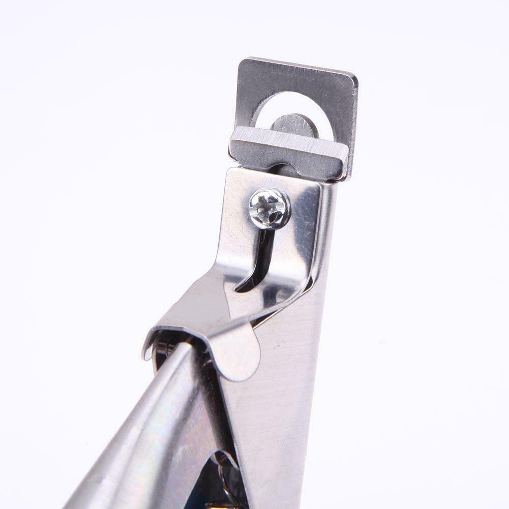 Stainless Steel Nail Clipper Acrylic Gel False Nail Tips Edge Cutter Tools @