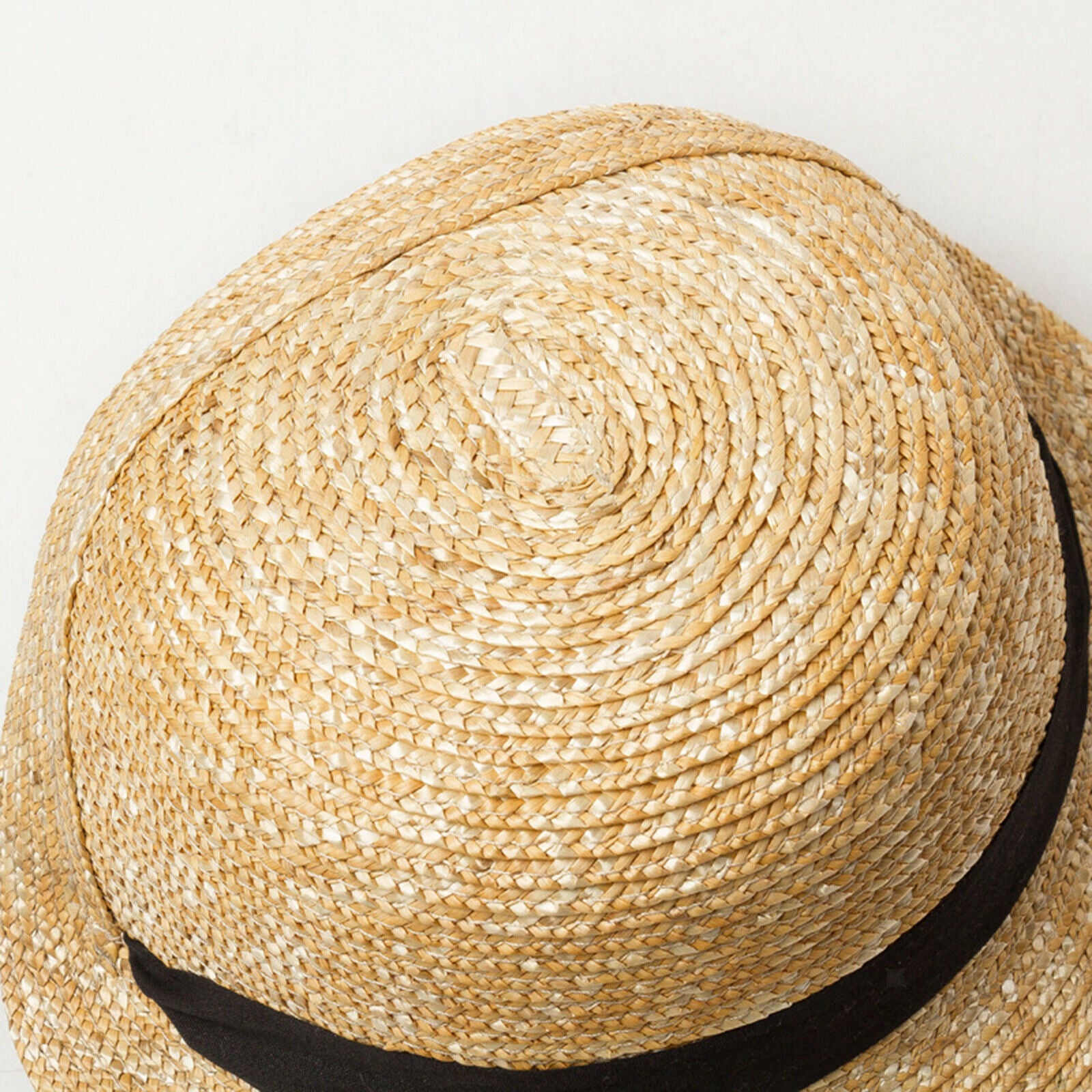 Children Visor Sun Hat Girls Summer Straw Baseball Cap Kids Beach Bucket Hat