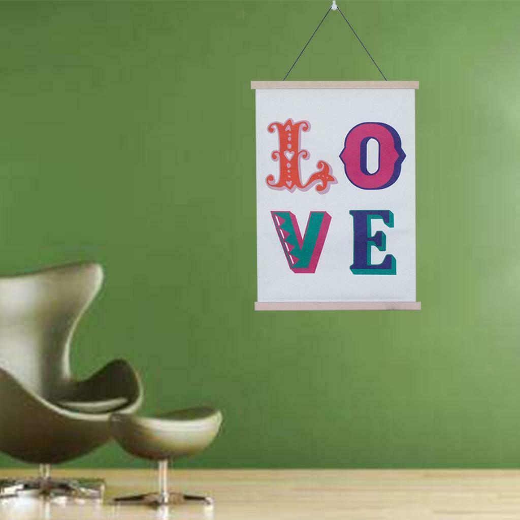 Embroidery Love Wall Art Hanging for Home Bedroom Living Room Dorm Wall Blankets
