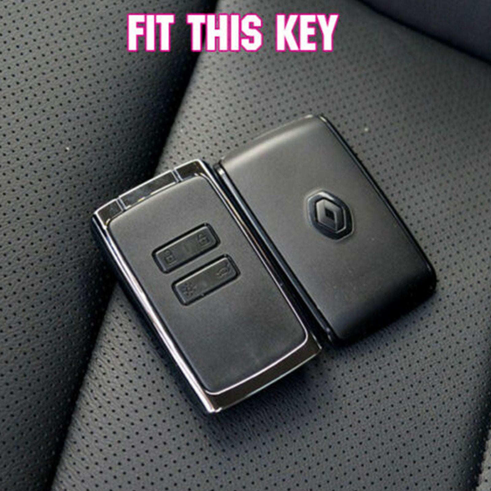 Remote Silicone Key Fob Cover For Renault Kadjar Espace Clio 16 18 2020 Black