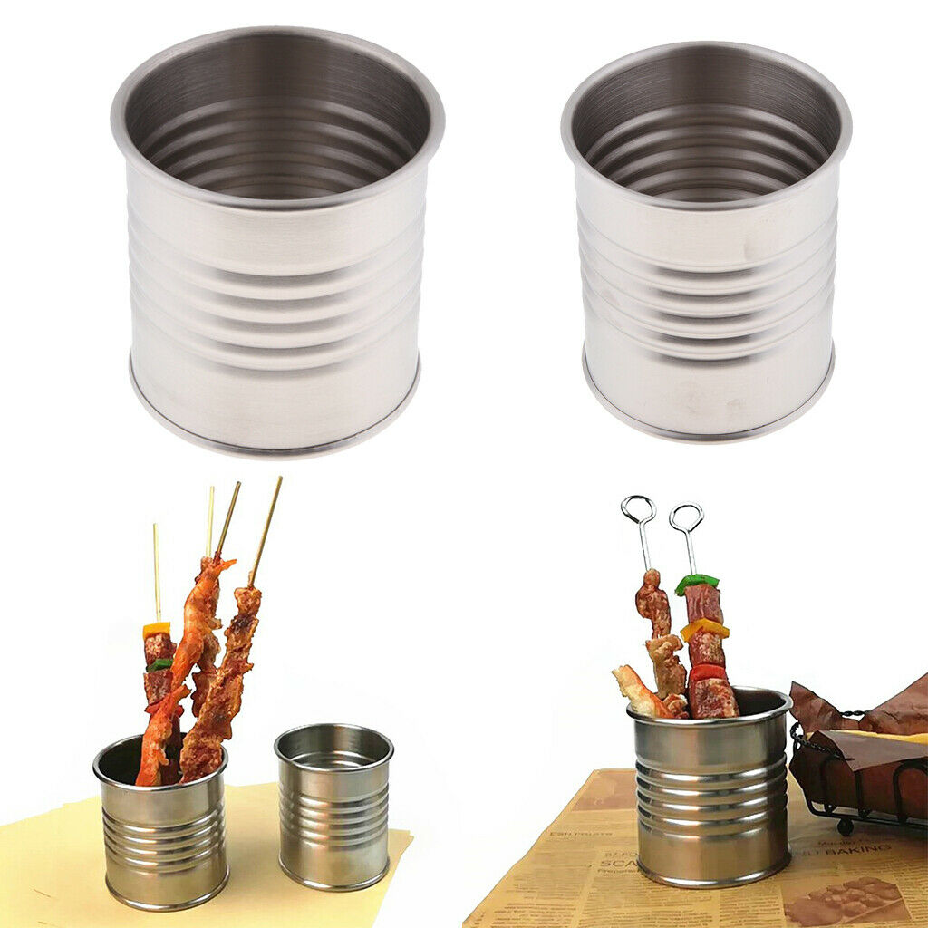 Mini Stainless Steel Metal Bucket Icing Snacks French Fries Tin Pails Small