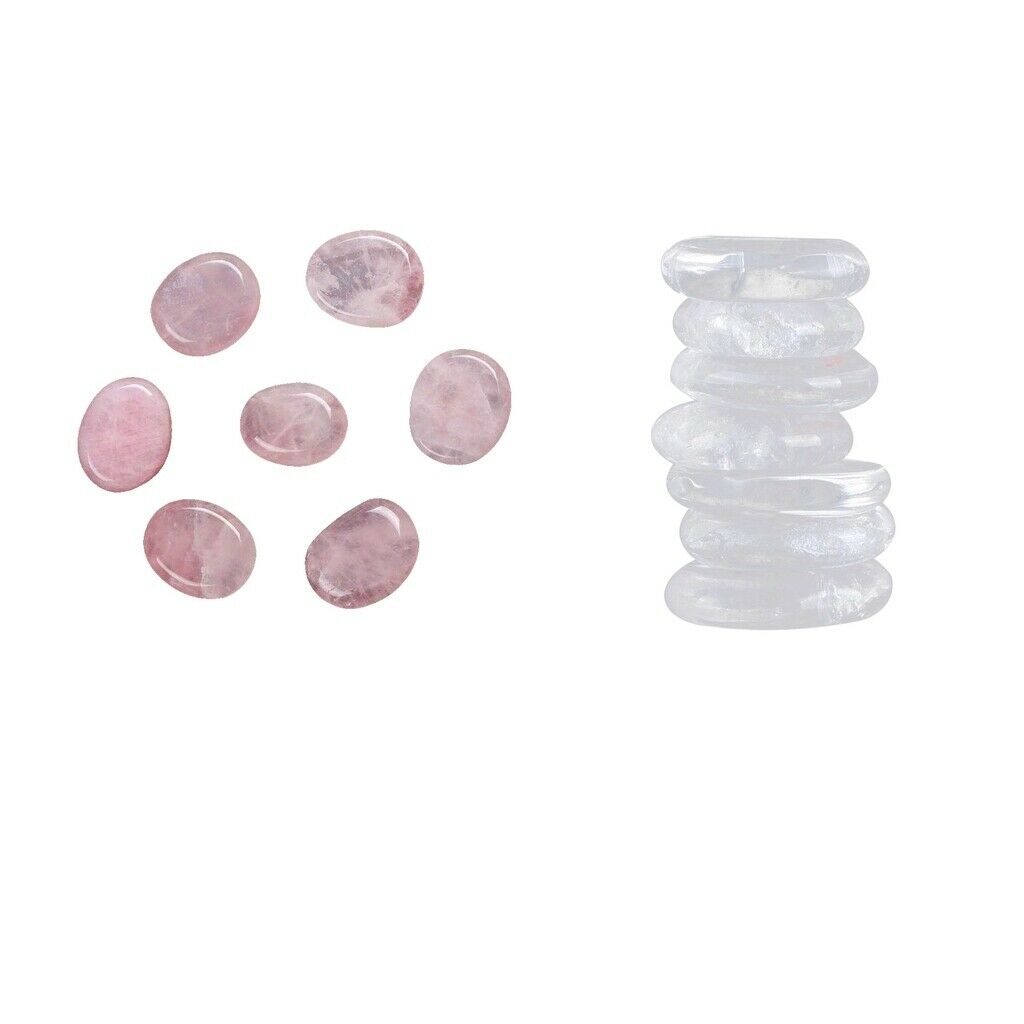 14Pcs Natural Stones Natural Energy Stone Reiki Crystals Gemstones Decor