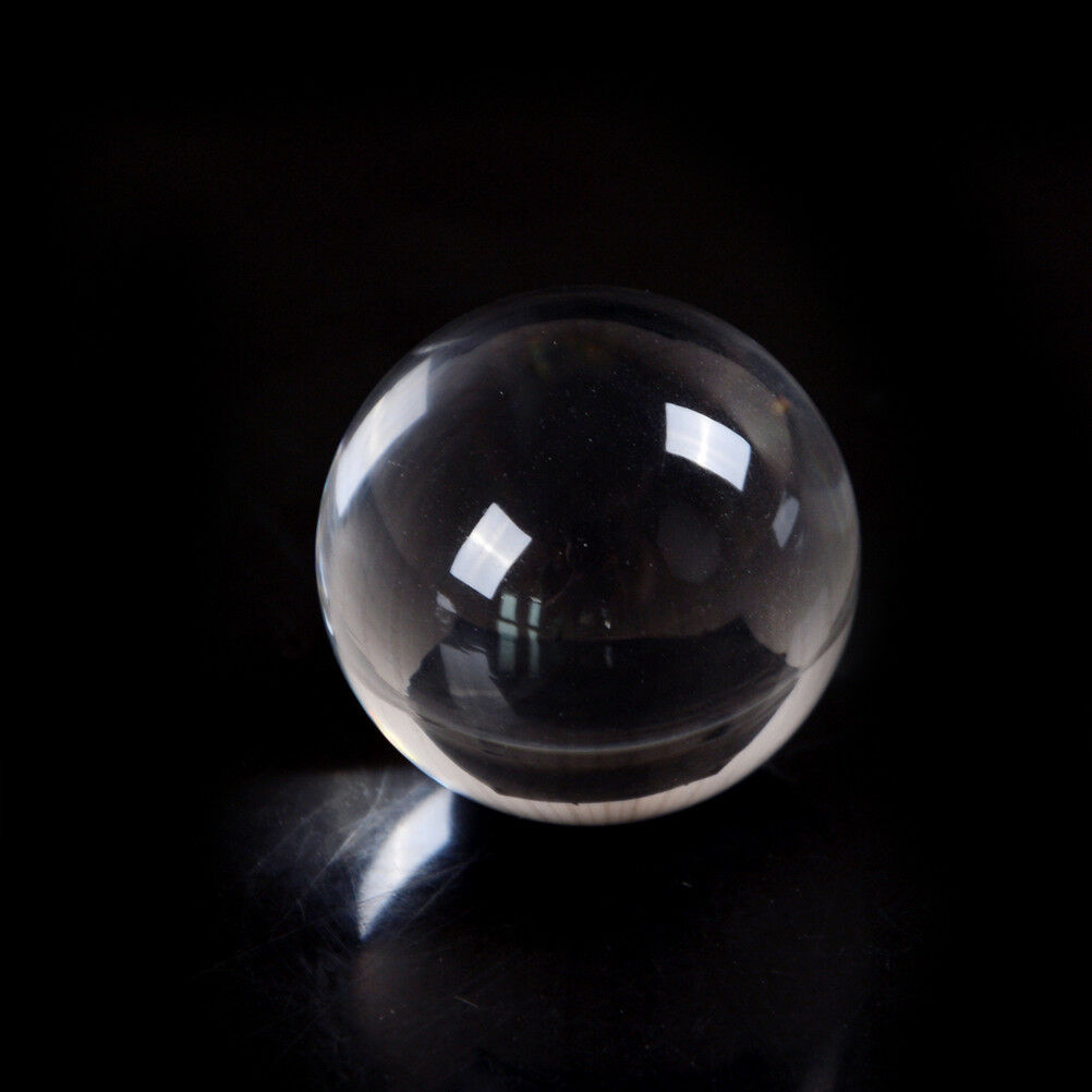 Asian Quartz Transparent Clear Artificial Crystal Healing Ball Sphere
