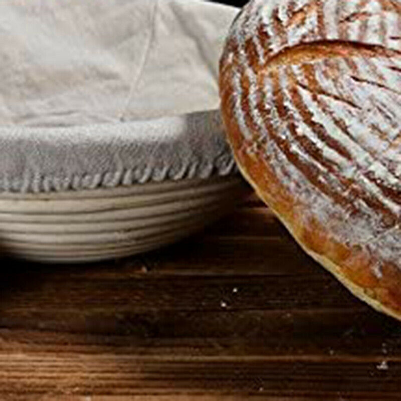 Banneton Bread Proofing Basket By Caesar Bread, 10 Inch Round Sourdough Set, BS5