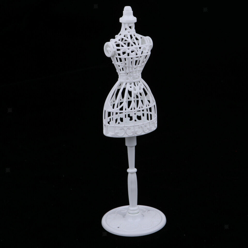2x 1/6 BJD Mini Clothes Dress Skirt Stand with Base for Blythe Accessory