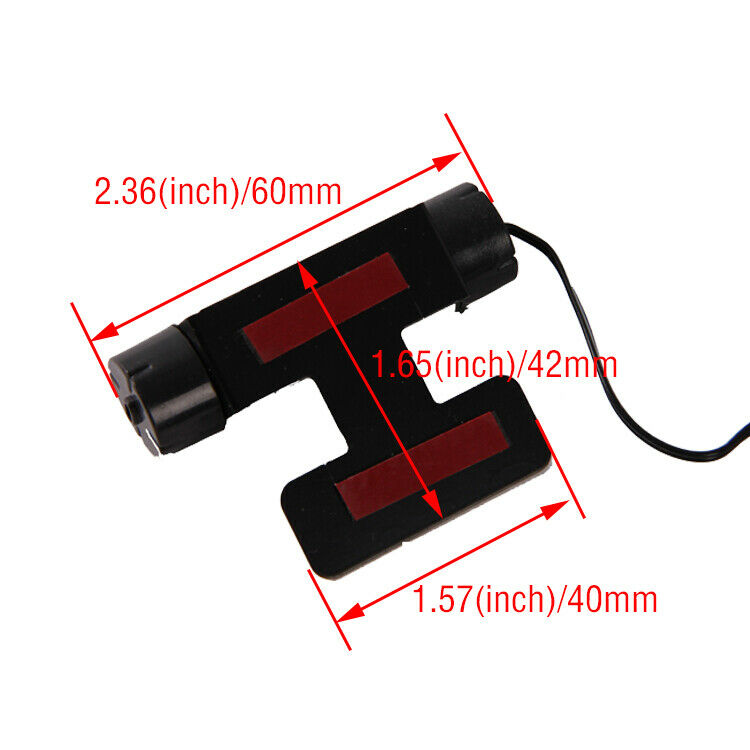 Blue LED Car Interior Atmosphere Light Under Floor Footwell Light Strip DIY