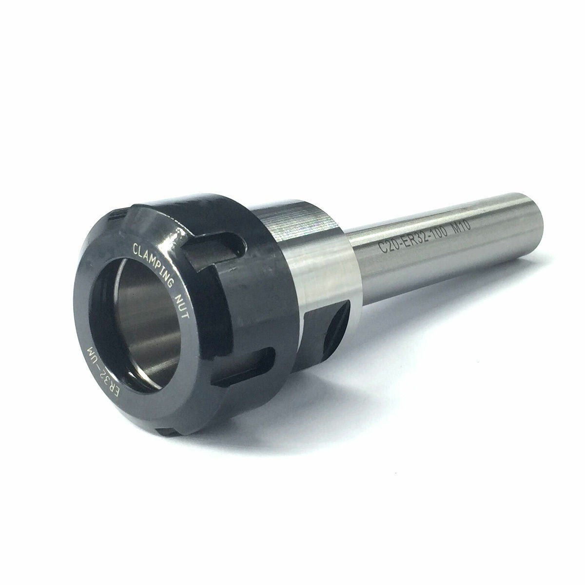C20 ER32UM 100L Collet Chuck Holder Straight Shank + Wrench for CNC Milling