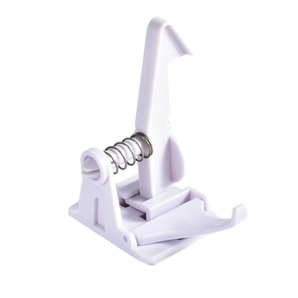 12-pack Children's Safety Cupboard Spring Locks Drawer Hidden Latch White