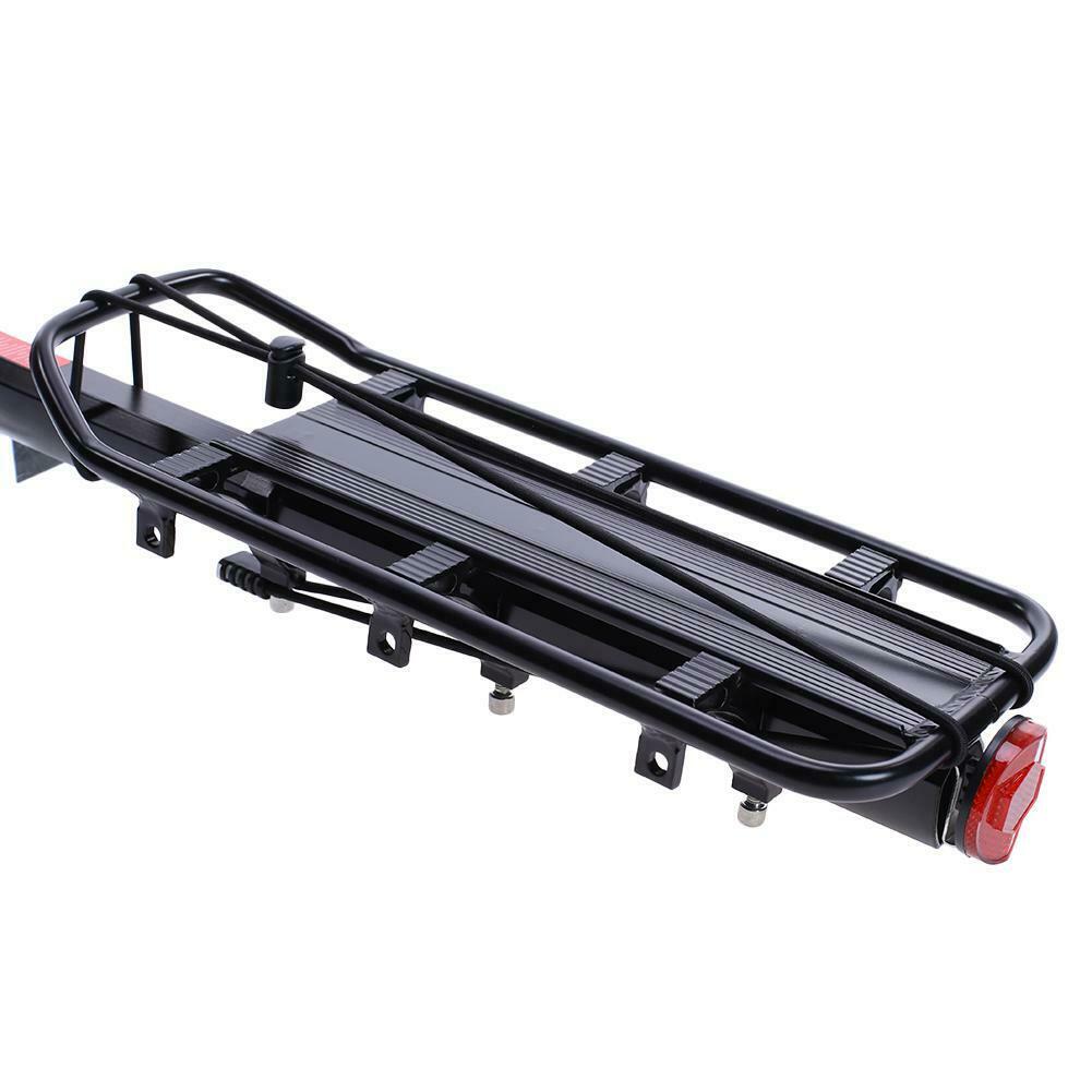 Bicycle Outdoor MTB Mountain Bike Black Rear Pannier Carrier Rack Seat Post Kit