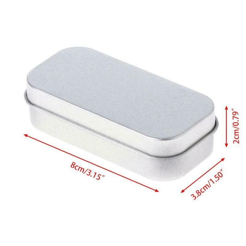 Portable Metal Lip Small Storage Box Case Organizer For Money Coin Candy Keys