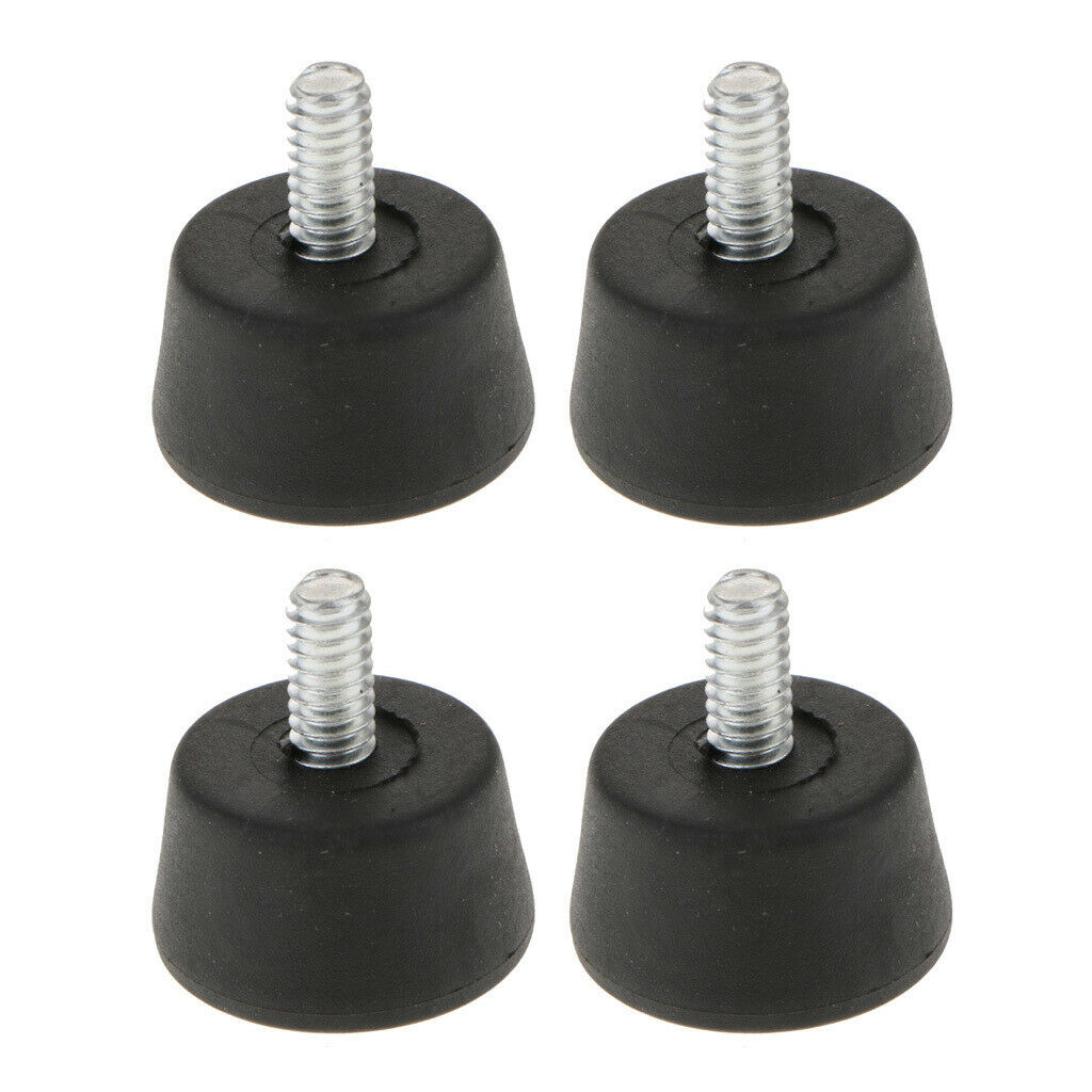 4 Pcs Tripod Feet Monopod Foot with 1/4 Screw for Nikon Manfrotto Bionano