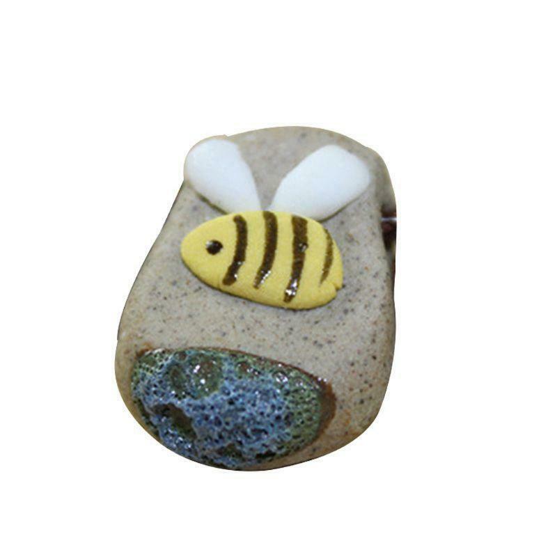 Ethnic Handmade Natural Stone Wind Bee Charm Pendant Necklace Fashion Jewelry