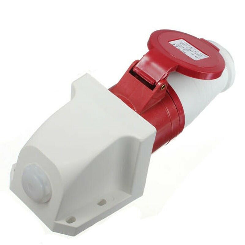 16 Amp 5 pin Plug & Socket Weatherproof IP44 3 Phase 380-415v 3P + N + Earth 1F3