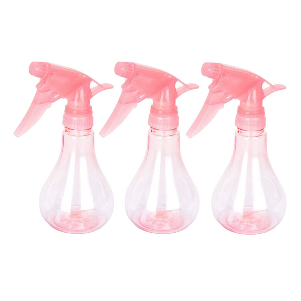 3pcs Misting Spray Bottle for Haircut Salon Skin Care Pet Washing Pink