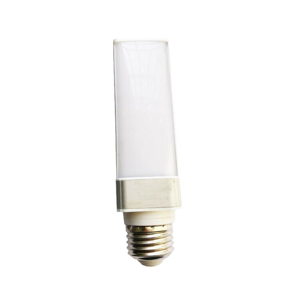 E27 LED Bulb Spotlight Horizontal Plug LED Tube Light Bulb 5W Warm White