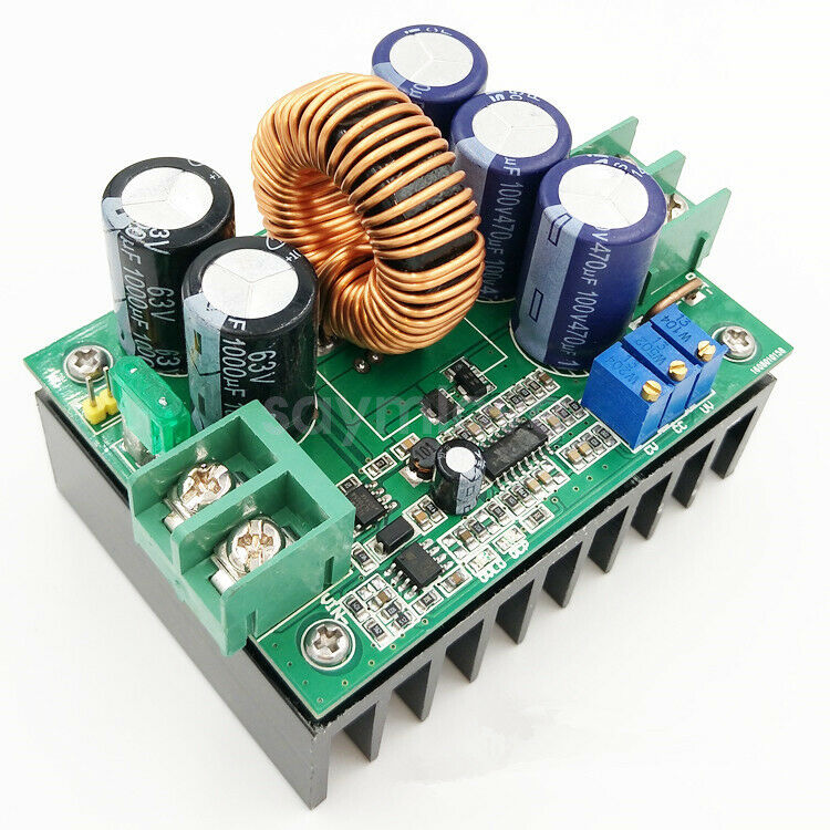 1200W DC-DC Converter 12V-60V 12V 36V to 12V-80V 20A 24V 48V 72V Step-up Power