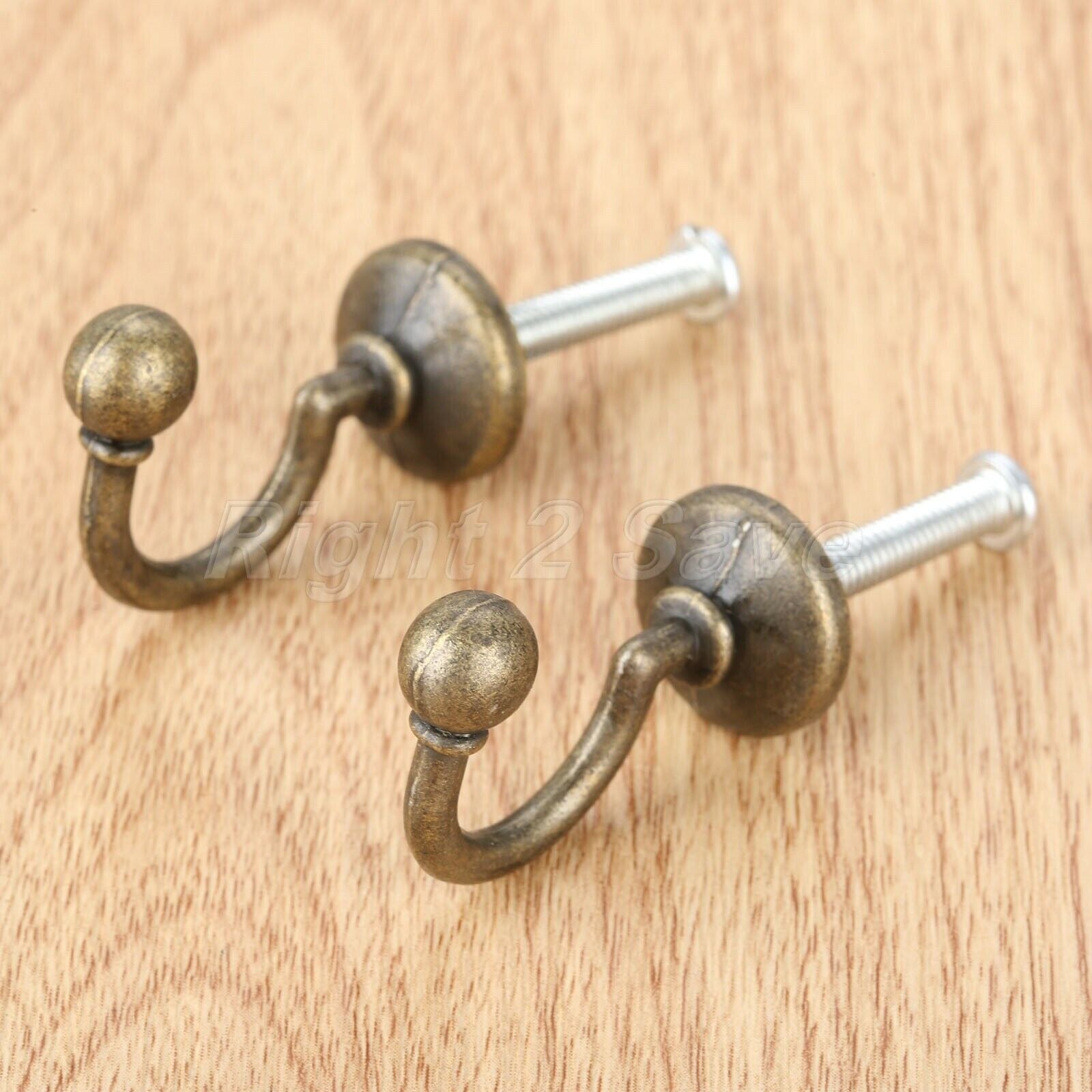 32*23mm Wall Hook Coat Key Hat Clothes Towel Retro Bathroom Kitchen Door Hanger