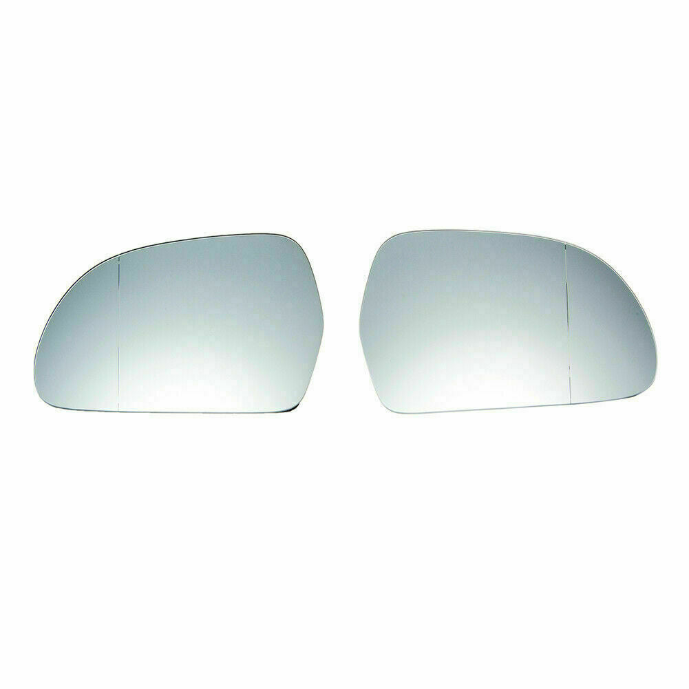 Pair Heated Door Side Mirror Glass and Backing Plate Fits AUDI A4 S4 A5 S5 10-16