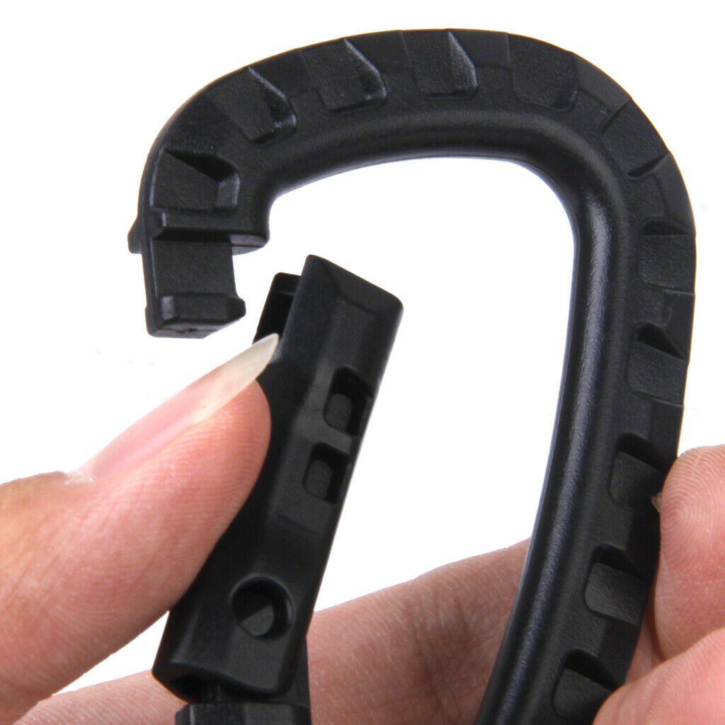 Hard Plastic Carabiner Buckle for Water Bottle Leychain Cycling Backpacking