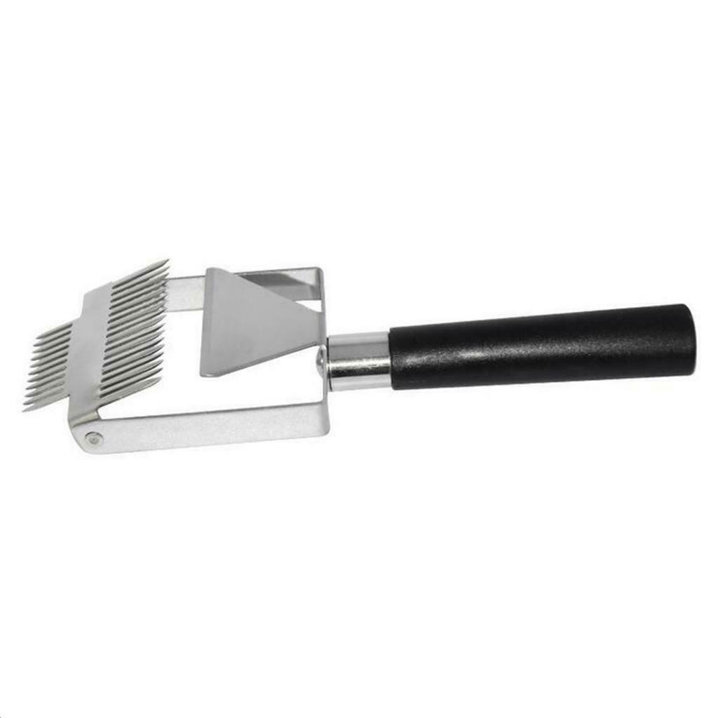 Stainless Steel Hive Uncapping Honey Fork Scraper Beekeeping Tool