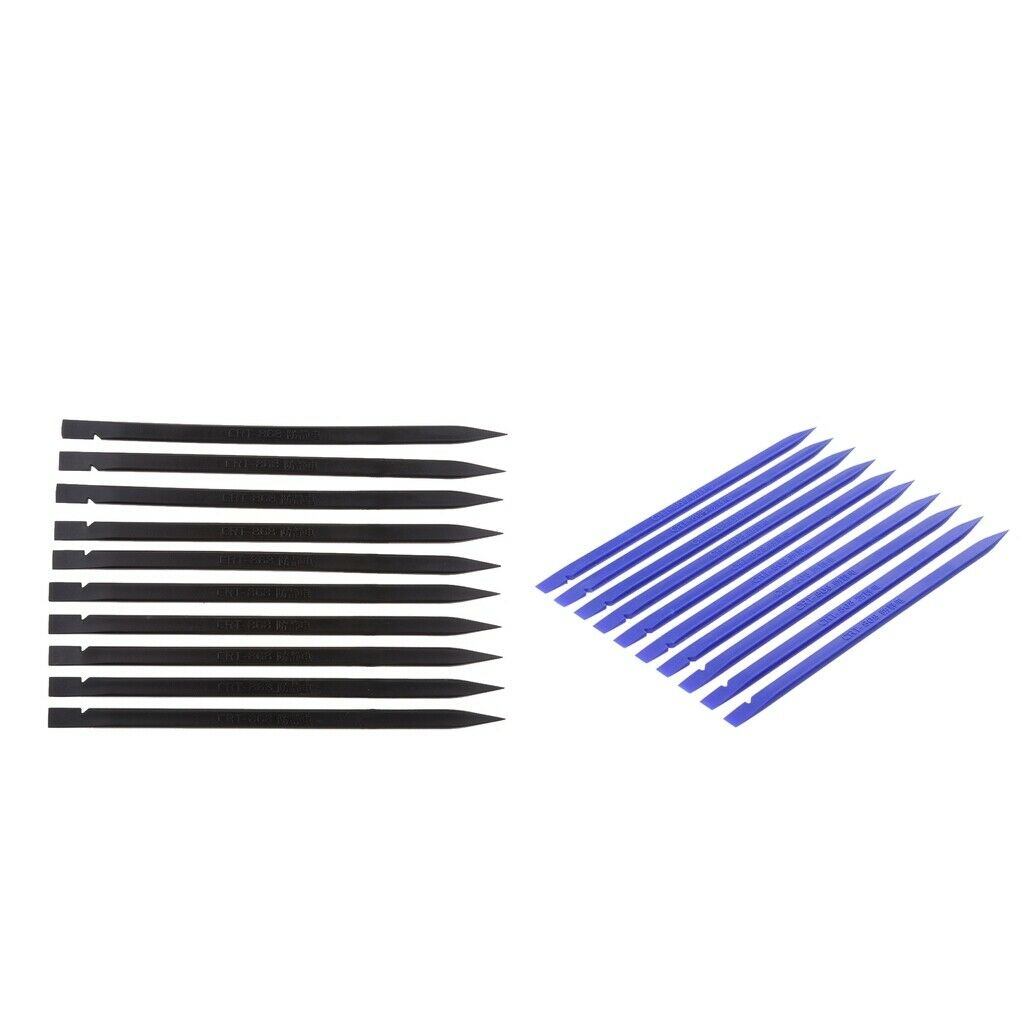 40X Phone Repair Opening Tool Anti Static Plastic Spudger Pry Bar Blue+Black