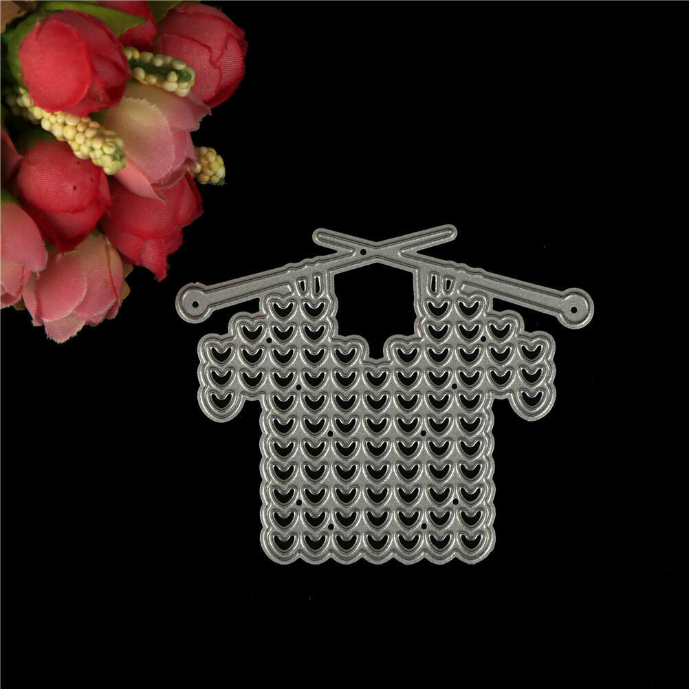 Knitting a sweater Metal Cutting Dies Stencils for DIY Scrapbookings Album Cards