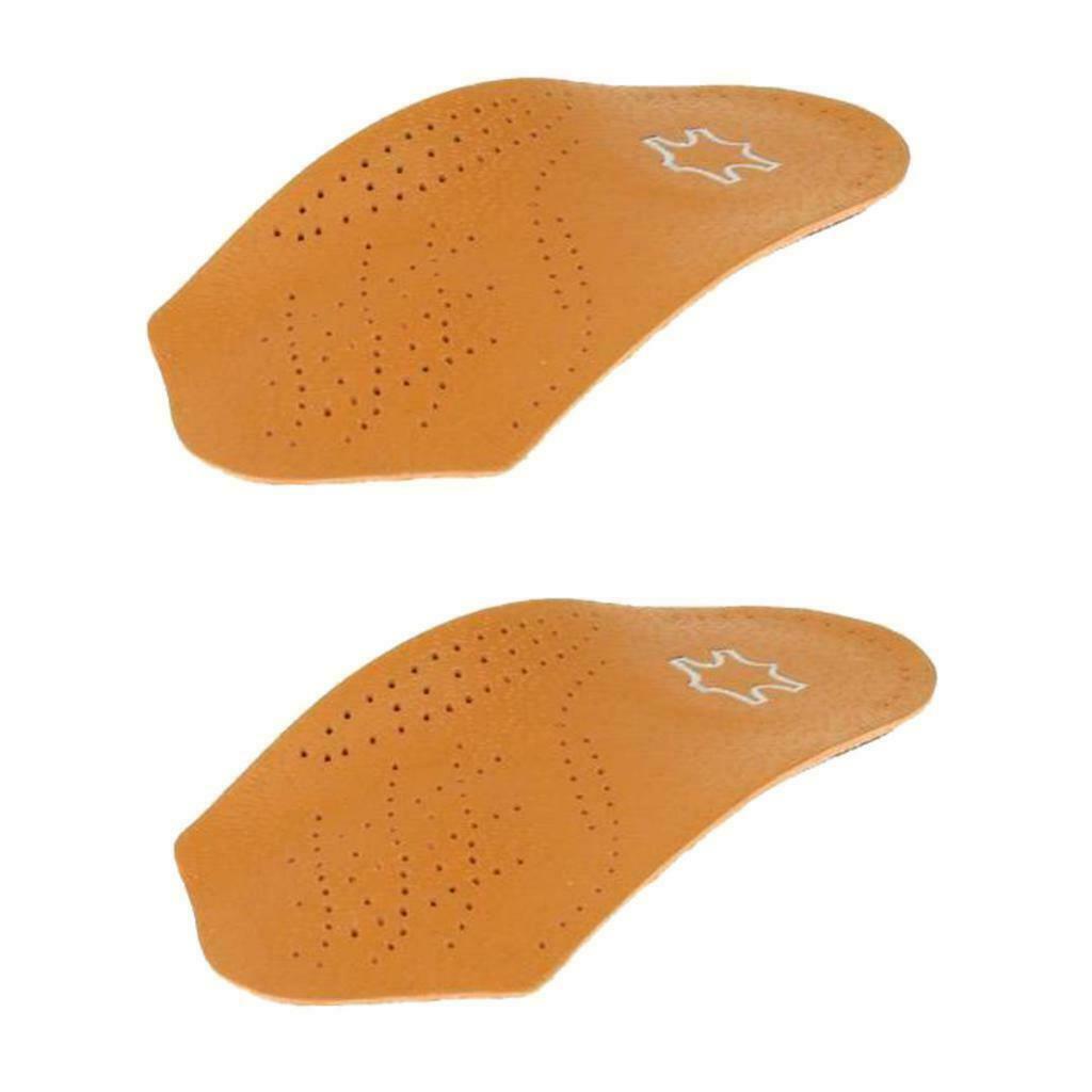 2Pairs 3/4 Arch Support Orthopedic Insoles Flat Foot Valgus Corrector Unisex