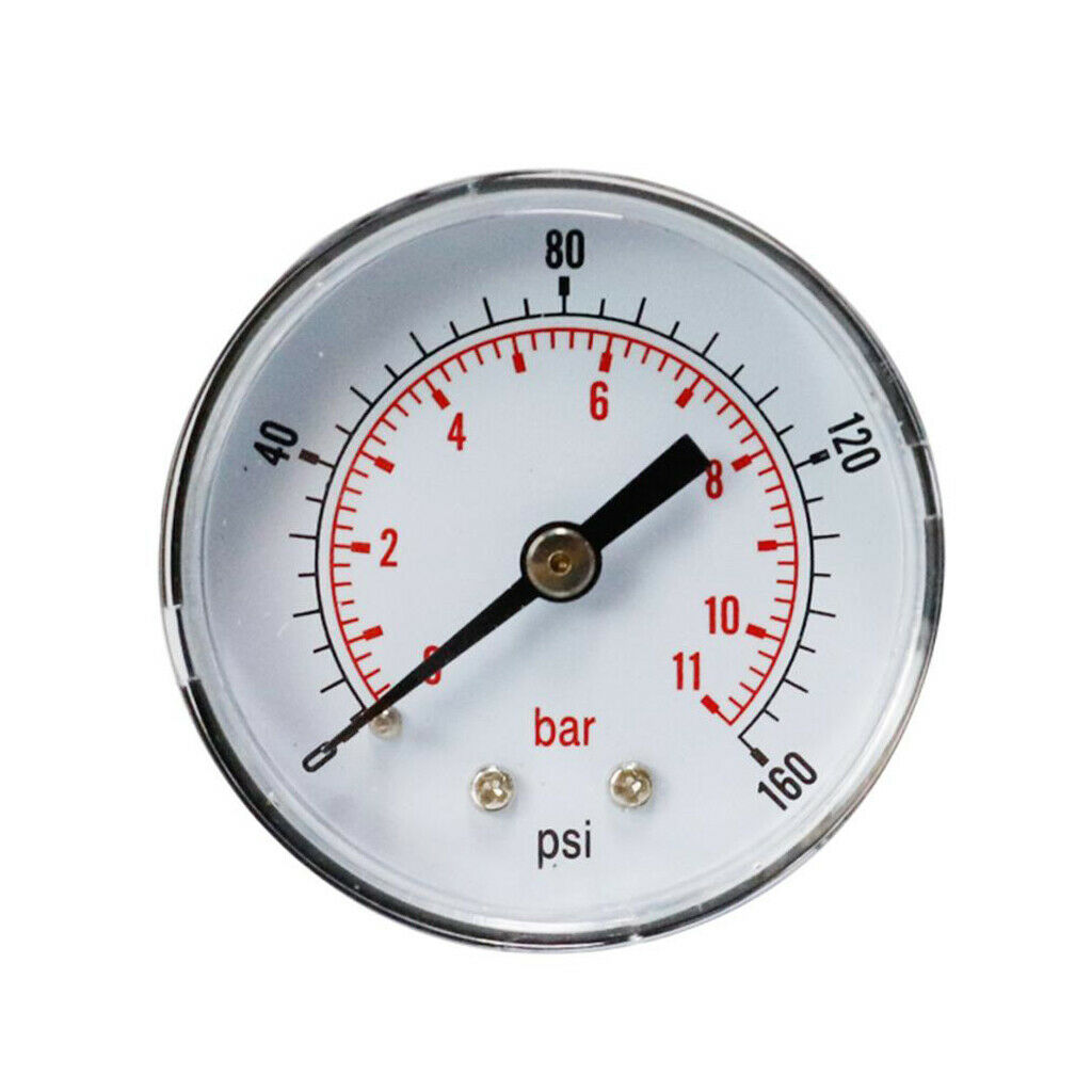 TS-Y50Z4-160psi Y50 Axial Pressure Gauge 0-160psi 0-11bar