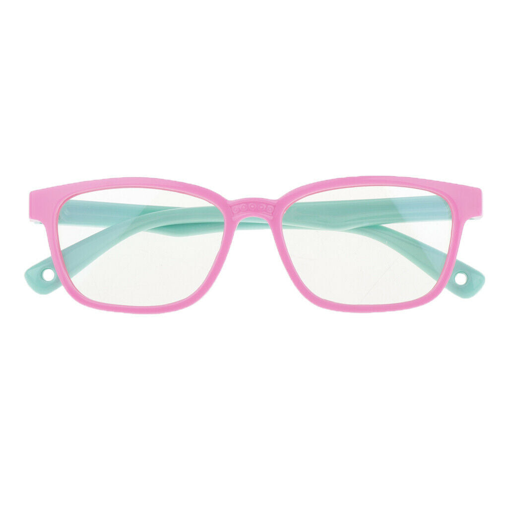 2pcs New Kid's Stylish Eye Glasses Blue-blocking Glasses Goggles Eyewear