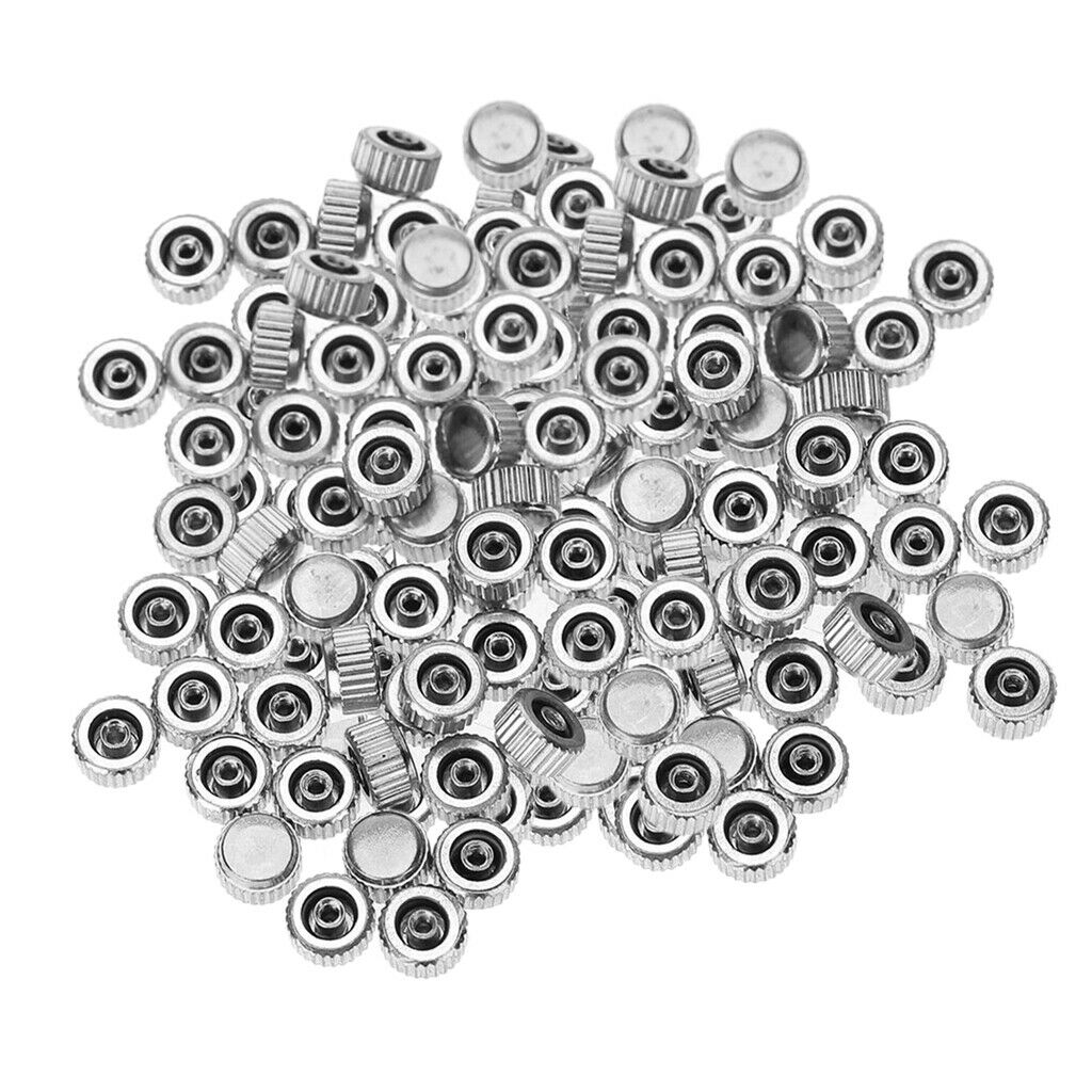 100pcs Waterproof Watch Crowns Repair Or