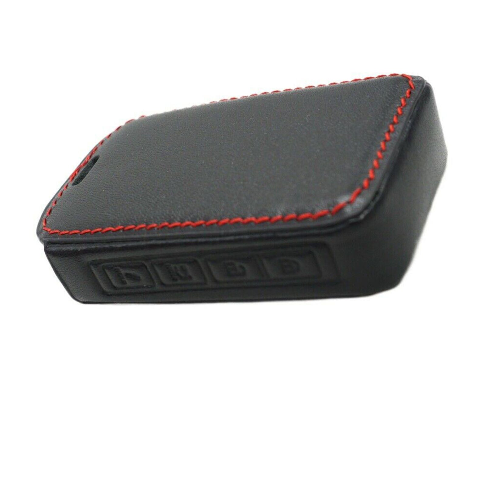 Black Leather 4 Buttons Key Cover Chain For Mazda 3 6 CX4 CX5 CX8 CX9 CX-30