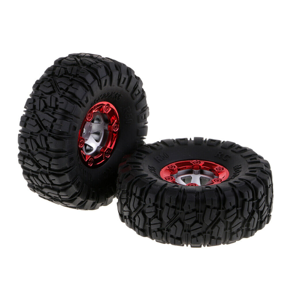 RC Car Rubber Plastic Tire Tyres for Wltoys 12428 12423 RC Car Parts