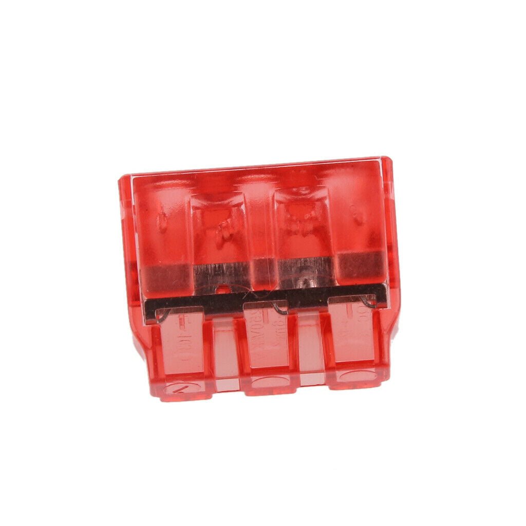 Reusable Spring Lever Terminal Block Electric Cable Connector