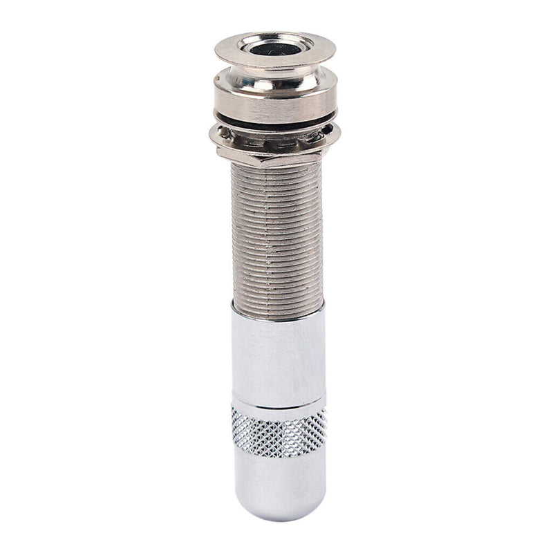 Guitar Bass 1/4inch Cylinder Threaded End Pin Output/Input Stereo   Socket