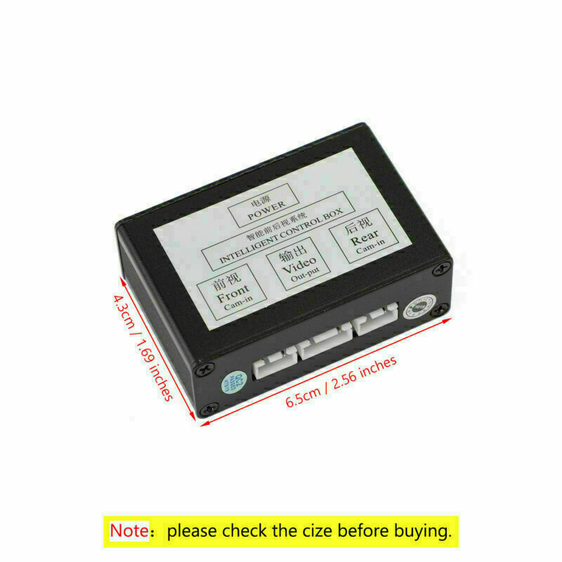 1PC Universal Car Front Rear Parking View Camera Switch 2 Channel Control Box CN