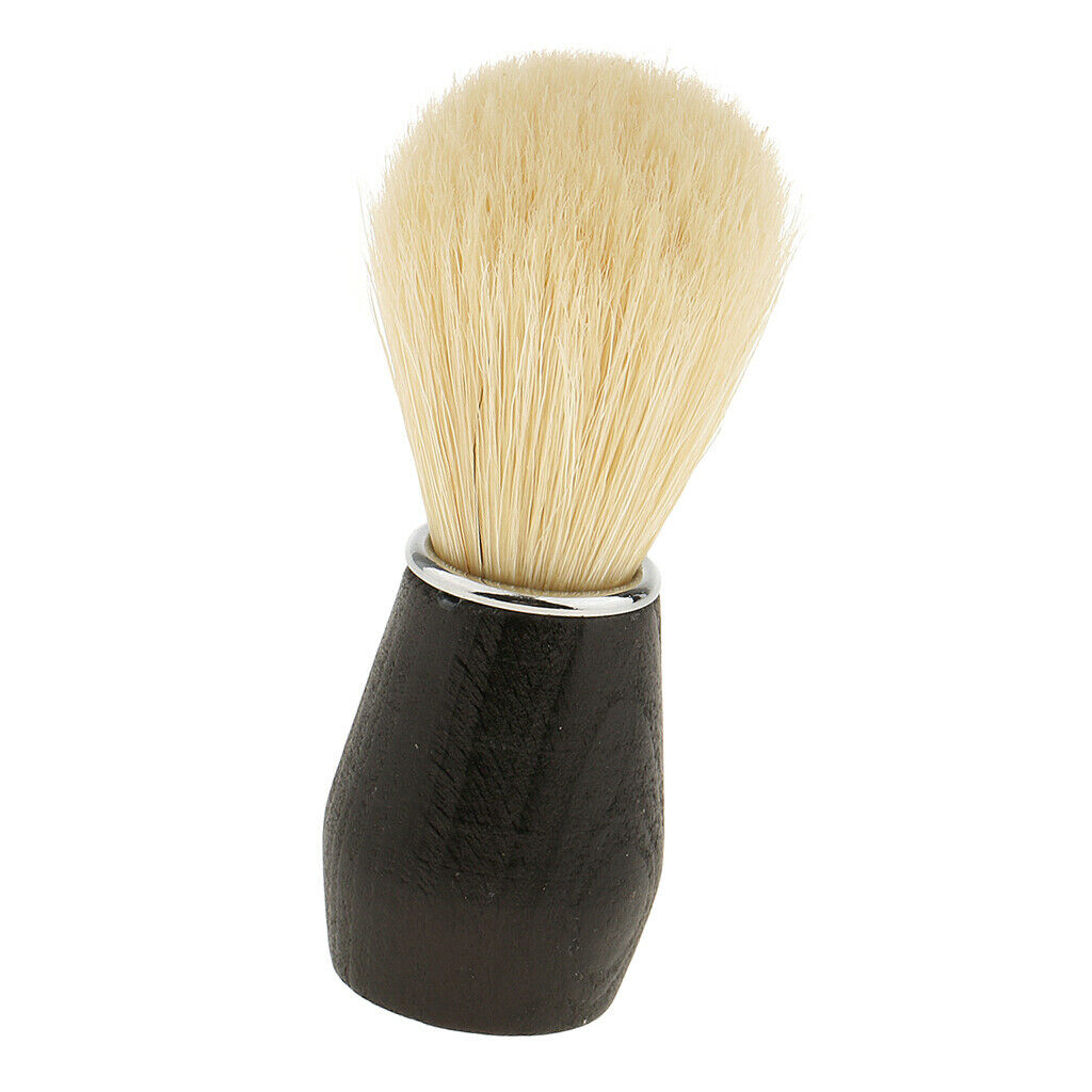 Soft Men Shaving Beard Brush Plastic Handle Salon Barber Tool Salon Home Use