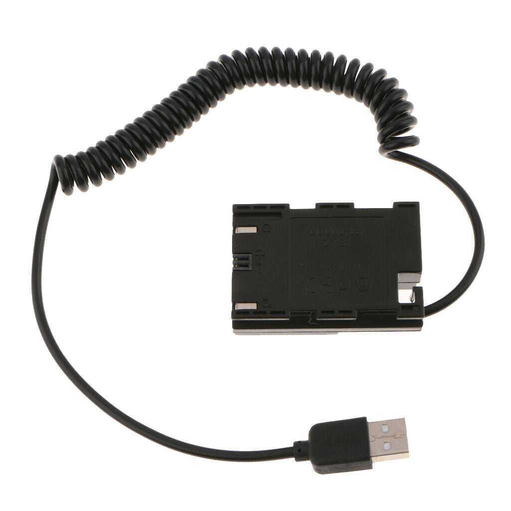 LP-E6 Battery DC Coupler DR-E6 for Canon 5D 7D 6D 60D 80D 70D Power Supply
