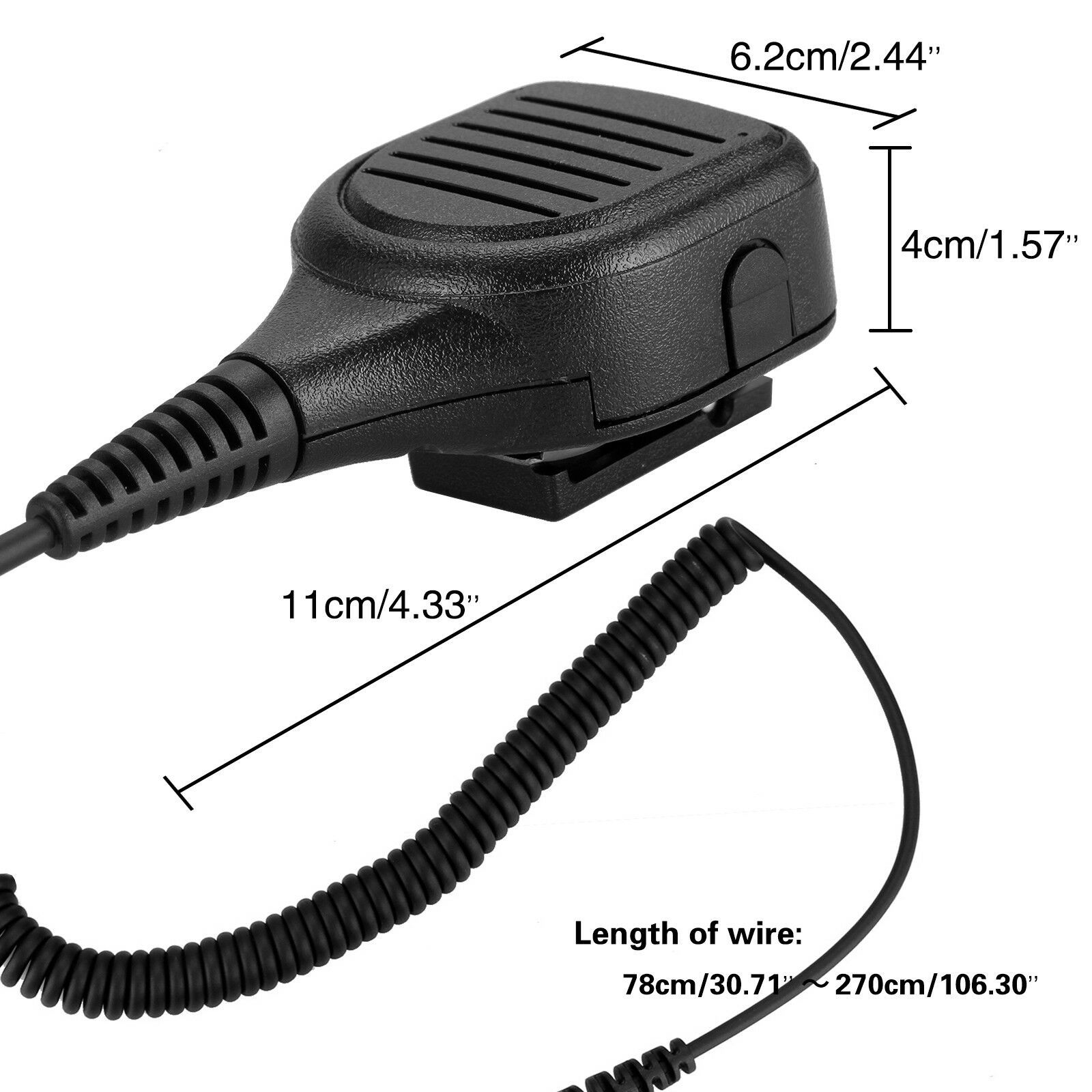 Speaker Mic For Radio-Tone RT4 PTT Zello Azetti Smartphone