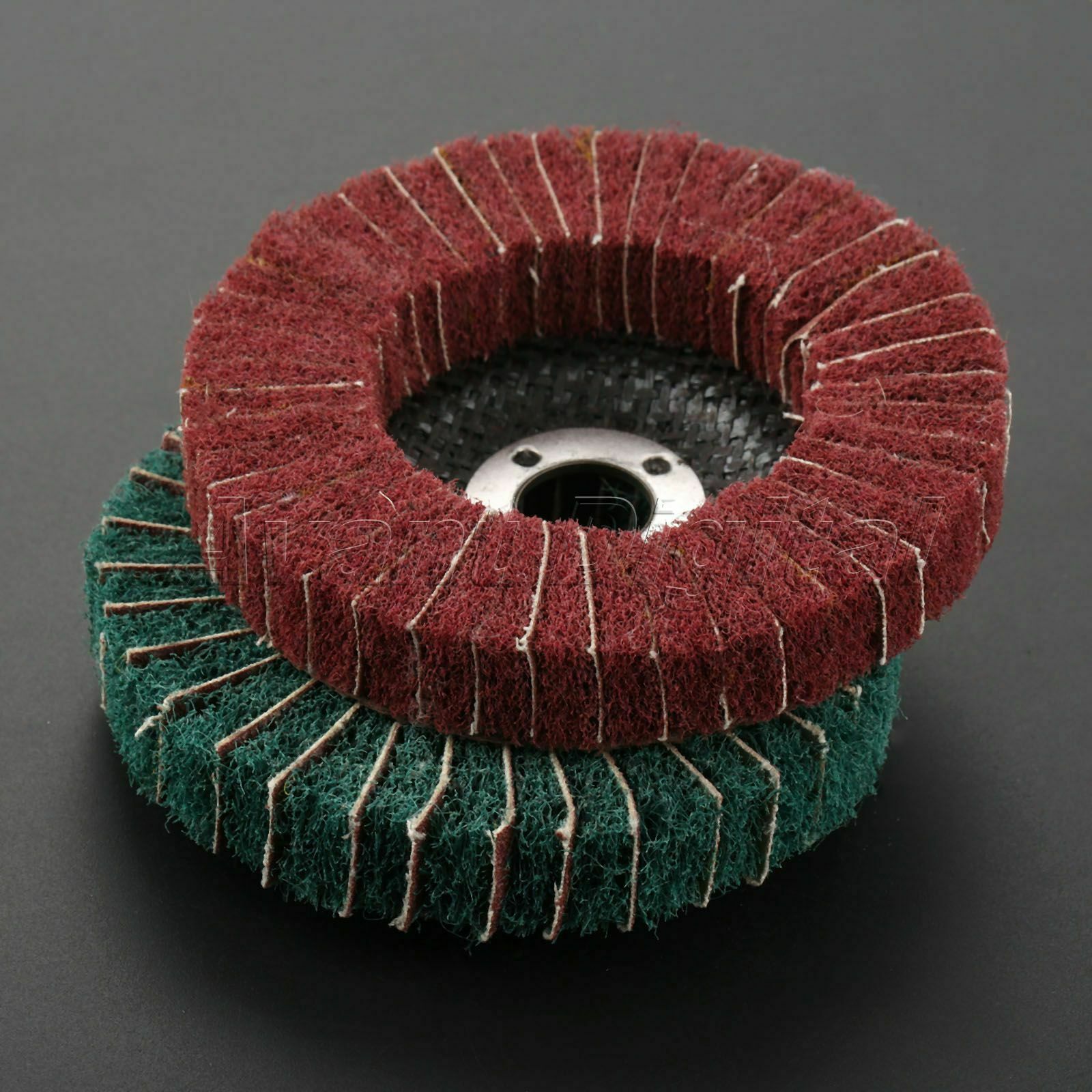 180# 320# Grit 100mm Flap Polishing Wheel Abrasive Buffing Metal Wood Plastic