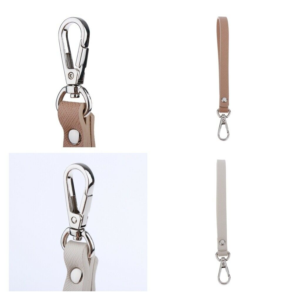 2 Pieces Wrist Strap Replacement for Clutch Purse Handbag Keychain Strap