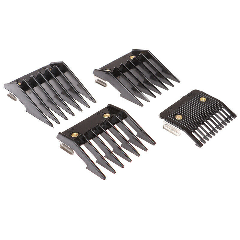 4X Universal Cut Clipper Limit Comb Guide Attachment Size Barber Replacement FDD