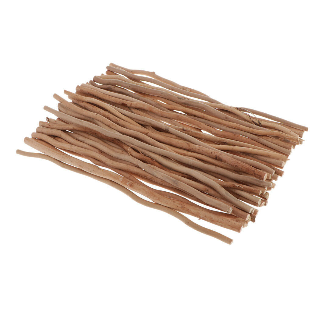 100x Driftwood Tree Branch Embellishments Wood Stick Dowel Fish Tank Wood