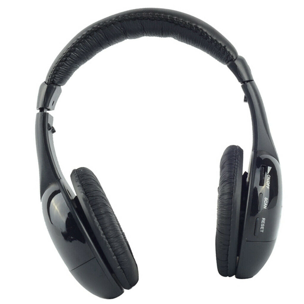 5 in 1 Wireless Headphone with FM Radio Stereo Headset Wireless Monitoring