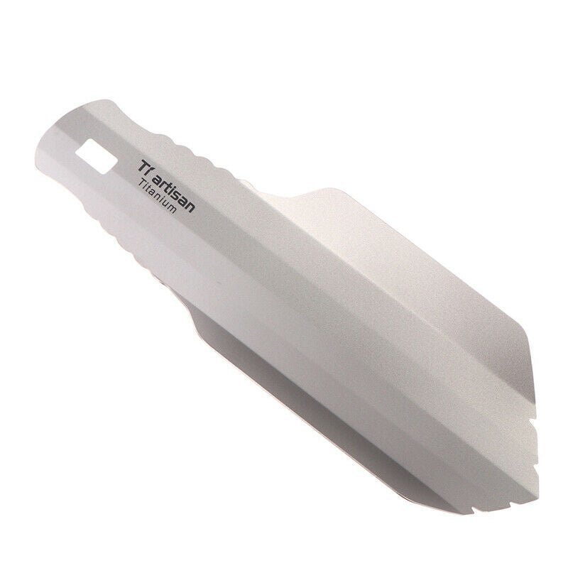 Pure Titanium Ultralight Backpacking Potty Trowel Outdoor Compact Poop Sho L FT